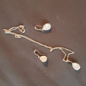 Necklace and earrings